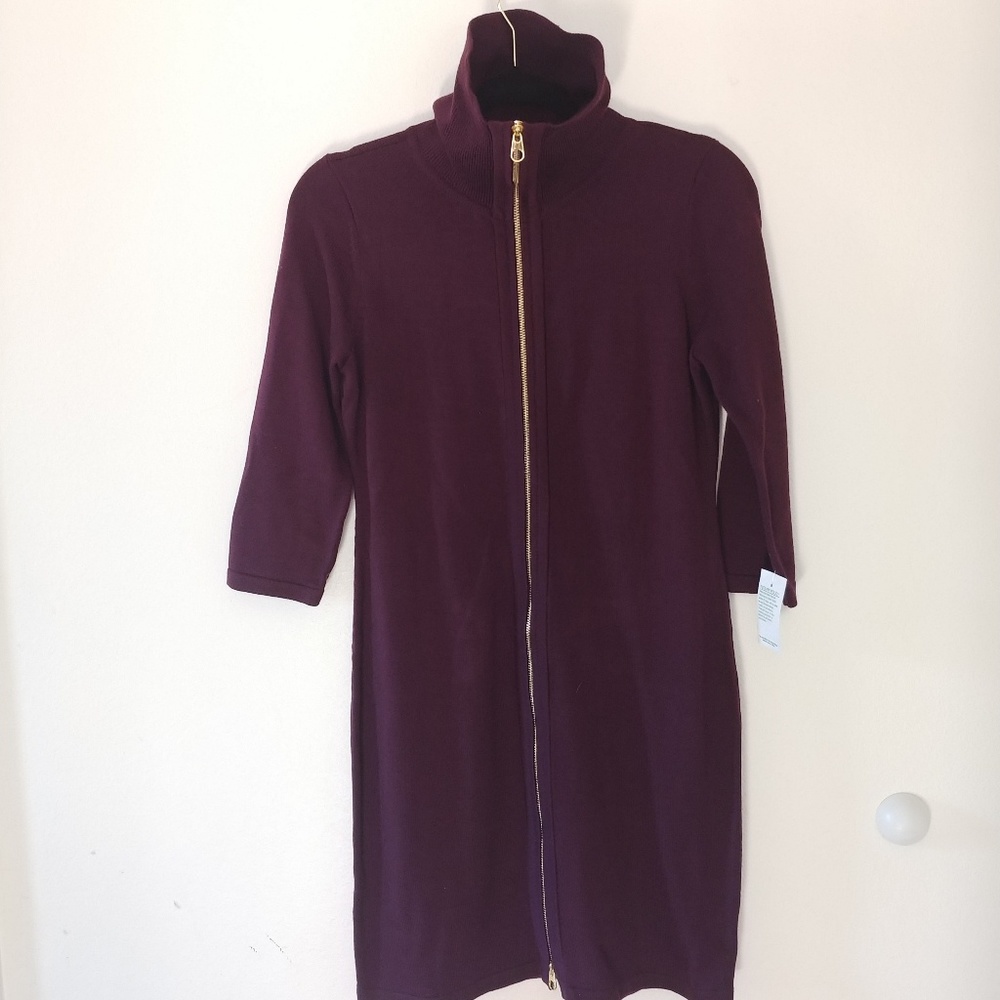 Long Sleeve High Neck Mini dress